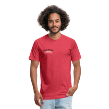 Load image into Gallery viewer, Ma'ter Fitted Cotton/Poly T-Shirt by Next Level - heather red