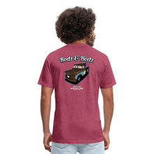 Load image into Gallery viewer, Ma'ter Fitted Cotton/Poly T-Shirt by Next Level - heather burgundy