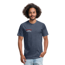 Load image into Gallery viewer, Ma'ter Fitted Cotton/Poly T-Shirt by Next Level - heather navy