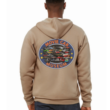 Load image into Gallery viewer, Movie Mashup Unisex Full Zip Hoodie - tan