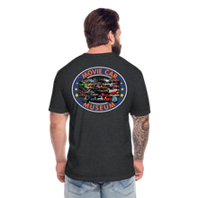 Load image into Gallery viewer, Movie Mashup Fitted Cotton/Poly T-Shirt by Next Level - heather black