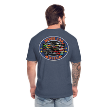Load image into Gallery viewer, Movie Mashup Fitted Cotton/Poly T-Shirt by Next Level - heather navy