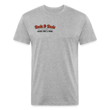 Load image into Gallery viewer, Movie Mashup Fitted Cotton/Poly T-Shirt by Next Level - heather gray