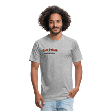 Load image into Gallery viewer, Movie Mashup Fitted Cotton/Poly T-Shirt by Next Level - heather gray