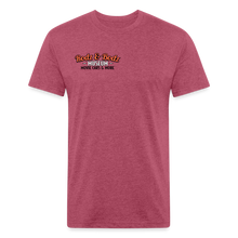 Load image into Gallery viewer, Movie Mashup Fitted Cotton/Poly T-Shirt by Next Level - heather burgundy
