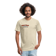 Load image into Gallery viewer, Movie Mashup Fitted Cotton/Poly T-Shirt by Next Level - heather cream