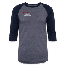 Load image into Gallery viewer, Yeehaw Baseball T-Shirt - heather blue/navy