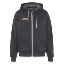 Load image into Gallery viewer, Time Machine Unisex Full Zip Hoodie - charcoal grey