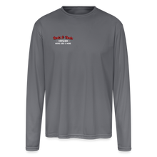 Load image into Gallery viewer, Time Machine Men's Moisture Wicking Performance Long Sleeve T-Shirt - gray