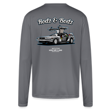 Load image into Gallery viewer, Time Machine Men's Moisture Wicking Performance Long Sleeve T-Shirt - gray