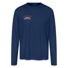 Load image into Gallery viewer, Time Machine Men's Moisture Wicking Performance Long Sleeve T-Shirt - navy