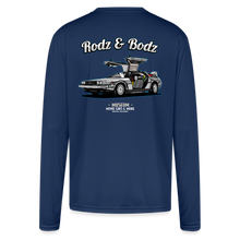 Load image into Gallery viewer, Time Machine Men's Moisture Wicking Performance Long Sleeve T-Shirt - navy