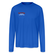 Load image into Gallery viewer, Time Machine Men's Moisture Wicking Performance Long Sleeve T-Shirt - royal blue