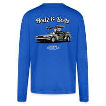Load image into Gallery viewer, Time Machine Men's Moisture Wicking Performance Long Sleeve T-Shirt - royal blue