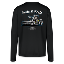 Load image into Gallery viewer, Time Machine Men's Moisture Wicking Performance Long Sleeve T-Shirt - black