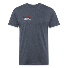 Load image into Gallery viewer, Mc'queen Fitted Cotton/Poly T-Shirt by Next Level - heather navy