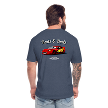 Load image into Gallery viewer, Mc'queen Fitted Cotton/Poly T-Shirt by Next Level - heather navy