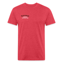 Load image into Gallery viewer, Mc'queen Fitted Cotton/Poly T-Shirt by Next Level - heather red