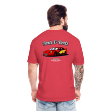 Load image into Gallery viewer, Mc'queen Fitted Cotton/Poly T-Shirt by Next Level - heather red