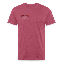 Load image into Gallery viewer, Mc'queen Fitted Cotton/Poly T-Shirt by Next Level - heather burgundy