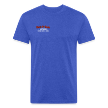 Load image into Gallery viewer, Mc'queen Fitted Cotton/Poly T-Shirt by Next Level - heather royal