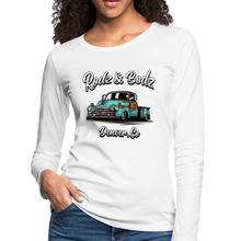 Load image into Gallery viewer, Seahorse Women's Premium Long Sleeve T-Shirt - white