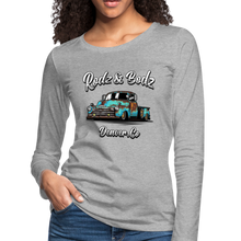 Load image into Gallery viewer, Seahorse Women's Premium Long Sleeve T-Shirt - heather gray