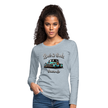 Load image into Gallery viewer, Seahorse Women's Premium Long Sleeve T-Shirt - heather ice blue
