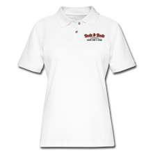 Load image into Gallery viewer, Women's Work Polo Shirt -Museum - white
