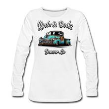 Load image into Gallery viewer, Women's Premium Long Sleeve T-Shirt -Seahorse - white