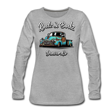 Load image into Gallery viewer, Women's Premium Long Sleeve T-Shirt -Seahorse - heather gray