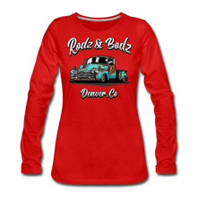 Load image into Gallery viewer, Women's Premium Long Sleeve T-Shirt -Seahorse - red