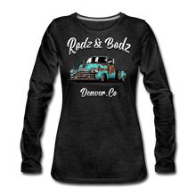 Load image into Gallery viewer, Women's Premium Long Sleeve T-Shirt -Seahorse - charcoal gray