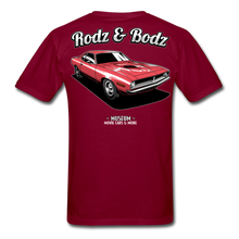 Load image into Gallery viewer, Unisex Classic T-Shirt -Cuda Museum - burgundy