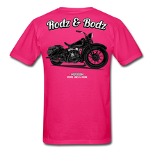 Load image into Gallery viewer, Unisex Classic T-Shirt -Harley Museum - fuchsia