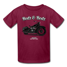 Load image into Gallery viewer, Kids' T-Shirt - Harley Museum - burgundy