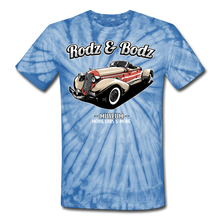 Load image into Gallery viewer, Unisex Tie Dye T-Shirt - Auburn - spider baby blue