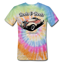 Load image into Gallery viewer, Unisex Tie Dye T-Shirt - Auburn - rainbow