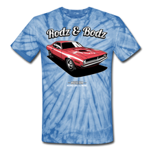 Load image into Gallery viewer, Unisex Tie Dye T-Shirt- CUDA - spider baby blue