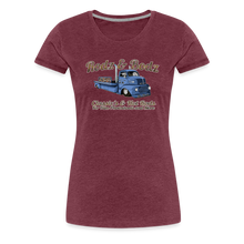 Load image into Gallery viewer, Women’s T-Shirt -Rodz &amp; Bodz COE - heather burgundy
