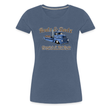 Load image into Gallery viewer, Women’s T-Shirt -Rodz &amp; Bodz COE - heather blue
