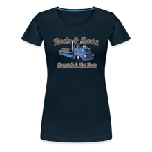 Load image into Gallery viewer, Women’s T-Shirt -Rodz &amp; Bodz COE - deep navy
