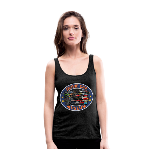 Movie Mashup Women’s Premium Tank Top - charcoal grey