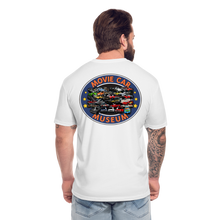 Load image into Gallery viewer, Movie Mashup Fitted Cotton/Poly T-Shirt by Next Level - white
