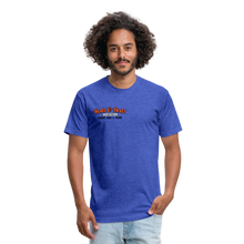 Load image into Gallery viewer, Movie Mashup Fitted Cotton/Poly T-Shirt by Next Level - heather royal
