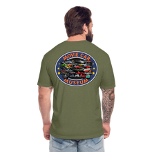 Load image into Gallery viewer, Movie Mashup Fitted Cotton/Poly T-Shirt by Next Level - heather military green
