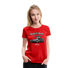 Load image into Gallery viewer, Time Machine Women’s Premium T-Shirt - red
