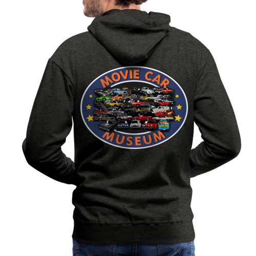 Movie Mashup Men’s Premium Hoodie - charcoal grey