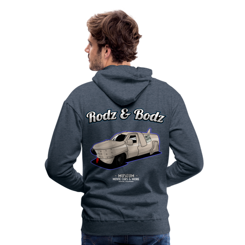 Mutts&Cutts Men’s Premium Hoodie - heather denim