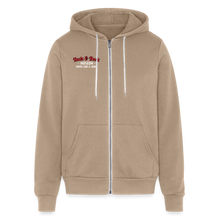 Load image into Gallery viewer, Time Machine Unisex Full Zip Hoodie - tan
